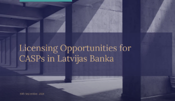 Key takeaways from Latvijas Banka’s webinar on crypto-asset regulation and recording